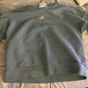 Adidas hoodie, cropped sweatshirt